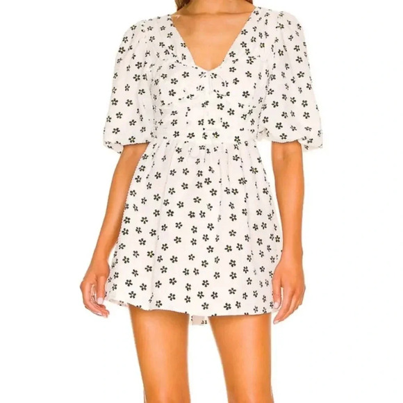 For Love & Lemons Connie Mini Dress size M NWT - Picture 10 of 11